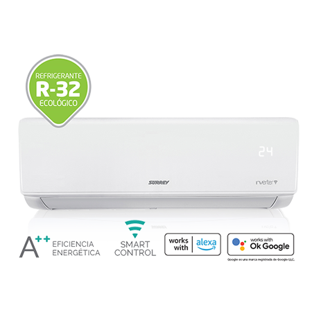 Split Surrey 3610w 3105 frigorías On/off Frío Calor R32 - https://hyo.com.ar